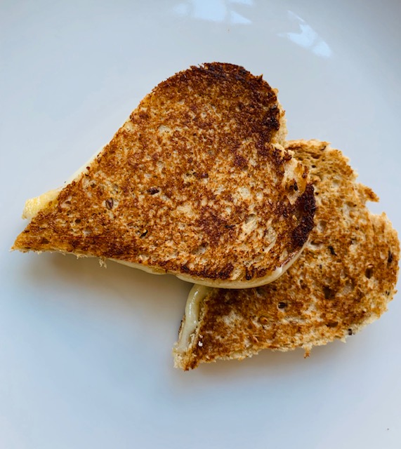 heart-y grilled cheese