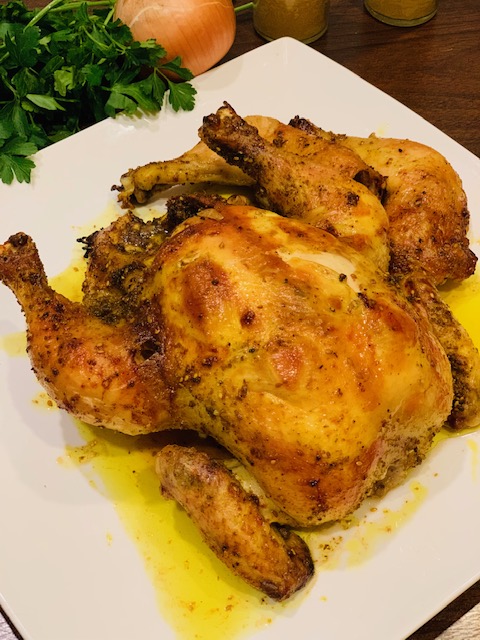 Lime and Tumeric roast chicken