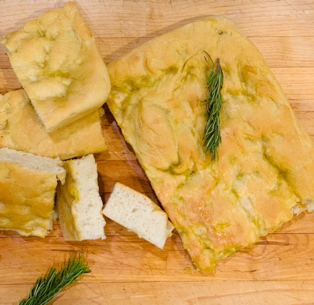 focaccia with rosemary