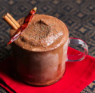 frozen mexican hot chocolate