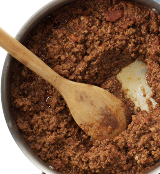 the perfect meat sauce (for filling)