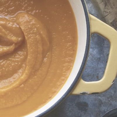 butternut squash and carrot soup