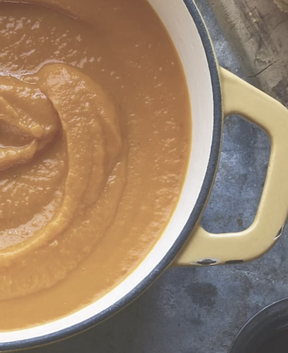Butternut squash and carrot soup